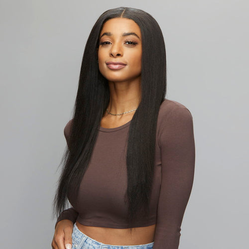 Virgin Peruvian Kinky Straight 5” x 5” Standard Lace Closure